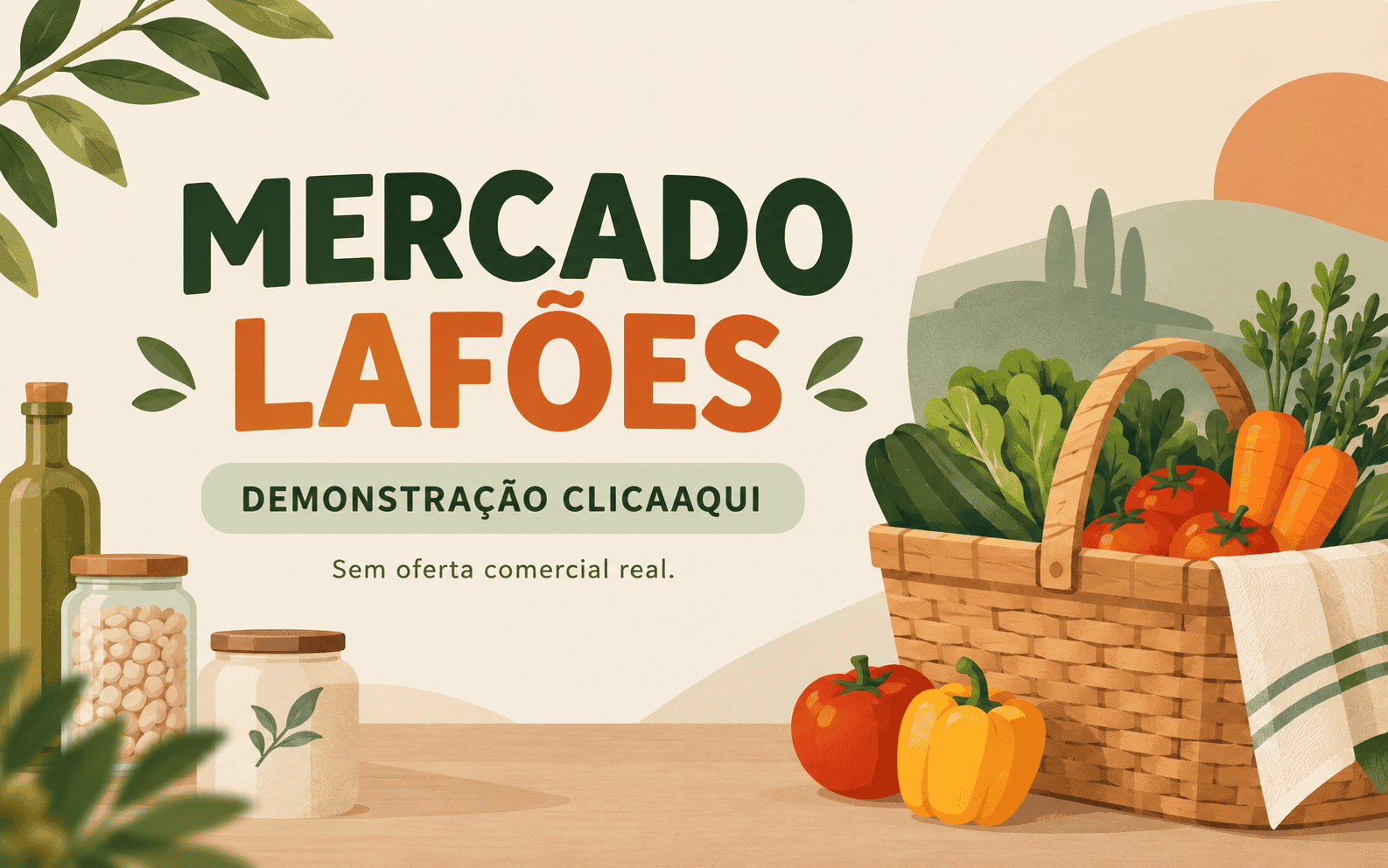 DEMONSTRAÇÃO CLICAAQUI — Promoção visual Mercado Lafões